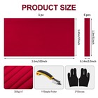 Pre-cut Pool Table Felt Replacement Kit - 8ft Billiard Cloth W gloves  Strips  