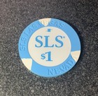 Sls Casino  1 00 Gaming Poker Chip Las Vegas  Nv Nevada