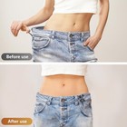 Ropaked 6 Set Pant Waist Tightener Buttons Pins For Loose Jeans Normal  Black