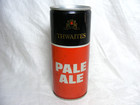 Vintage Steel Beer Can Thwaites Pale Ale 16oz Open Top Blackburn England