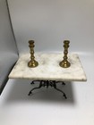 Antique Brass Dollhouse Miniature Candle Holders