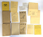 4 Vintage Army Tech Manuals 1950-1958   Pamphlets Pistols Tanks Civil Mine Cards
