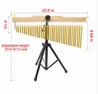 36-tone Bar Chimes Single-row Wind Chime W tripod Adjustable Stand Percussion