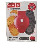 Dash Mini Waffle Maker Multi 7 Plates Christmas Holiday Snowman Santa Pumpkin