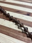 Vintage Mid Century Copper Round Coil Metal Beads 8 In Strand