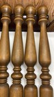 Vintage Colonial Revival Wood Spindles Set Of 14    Turned Early American Leg