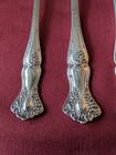 1847 Rogers Bros Silverplate Flatware 6 Cocktail shrimp Forks 1904 Vintage Grape
