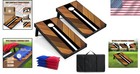 Complete Cornhole Set - 2   x3    Boards  8 Bags   Carry Case For Outdoor Gatherings