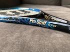 2x Wilson Pro Staff 6 9 Lite 95in   16x18 Tennis Rackets - New Strings And Grips 
