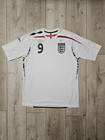 England 2007 2009 Home Rooney Signed Football Shirt Soccer Jersey Retro L Umbro