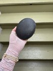 Large Antique French Victorian Mourning Hair Keepsake Orig Leather Silk Case
