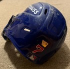 Dansby Swanson Mlb Holo Game Used Batting Helmet 21 Home Run   Career  150 Cubs