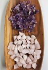 Amethyst   Rose Quartz Crystal Combo Bulk Rough Healing Crystal Stones