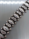 Antique 925 Sterling Silver Book Chain Bracelet