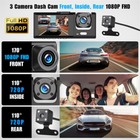 2  1080p Dash Cam Video Recorder Car Dvr Front rear View Camera Night Vision