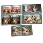 Yellowstone Park Stereoviews Colored Cards Lot Of 13 By T w  Ingersoll 1905