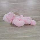 Ty Classic 2001 Rosette 14  Pink Plush Teddy Bear Stuffed Animal Toy W bow