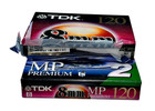 Lot Of 3 Video Cassette Camcorder Tapes New Tdk Hs120 8mm Mp Premium