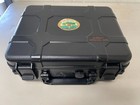 Gurkha Black Matte Waterproof Cigar Travel Case With Lighters