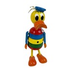 Rare Vintage Stackable Wooden Disney Toy Figurine Donald Duck 9  West Germany