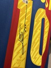 Lionel Messi Signed Beckett Barcelona Ucl Fc Autograph Jersey Bas