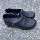 Women   s Dansko Black Mule Clog Nursing Shoe Eu Size 39 Us Size 9