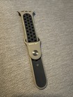 Apple Watch Nike Sport Band Olive Gray   Black 45mm 44 42 Genuine Oem M l Used