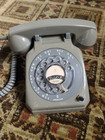 Vintage Stromberg Carlson Rotary Dial Desk Telephone Td-4500 Dial-x Gray Grey