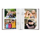 Brown European Bonded Leather Photo Album Holds 200 Photos 5x7 Memo Area
