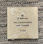 Hallmark Vintage Stork Heir Lines Birth Announcements 12 Cards   Envelopes New