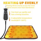 Heated Elevated Dog House For Medium Dogs - With 9-level Adjustable Heating P   