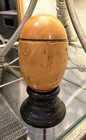 1893 World   s Fair Mauchline Needle Case Darning Egg W  Stand The Columbian Egg