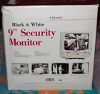 Radio Shack 49-2511 4 Channel Vintage Security Monitor 9 