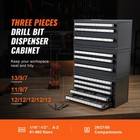 Drill Bit Dispenser Organizer Cabinet 3 Pieces Three-drawer Five-drawer