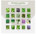 20 Herb Seeds Variety Pack - 14 000 Non Gmo Herb Seeds For Planting - Garden See