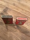 Vintage Union Leader Smoking Tobacco Vertical Pocket Tin Advertising - 2 Cans