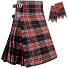 Scottish Kilt Pack Of 6 Package Premium Quality Highland Redstone Kilt Bundle