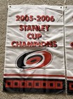 Carolina Hurricanes 2005-2006   2025-2026 Stanley Cup Champions Banners flags M