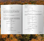 Gilmore Girls Pilot Script Signed- Autograph Reprints- 75 Pages   Signed Cover