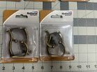 5-pack Lot 2 pc National Hardware N186-726 Ball End Coat Hat Hooks Antique Brass