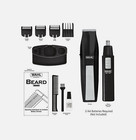 Wahl Beard Battery Trimmer With Bonus Nose   Ear Trimmer Shave Manscape