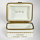 Faberge Limoges France Imperial Cameo Egg Porcelain Hinged Trinket Box
