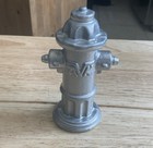 Vintage Avk Cast Iron Fire Hydrant Salesman Sample Silver