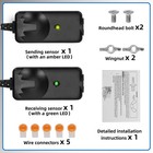 Universal 41a5034 Sensor Kit For Craftsman Chamberlain Liftmaster Garage Door