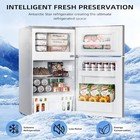 3 2 Cu ft mini Refrigerator freezer  Mini Fridge adjustable Thermostat