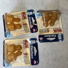 3- 2pk Vintage 2004 Gerber Nuk Orthodontic Latex Bottle Nipples Medium Flow Nos