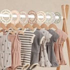 Cephira Baby Closet Dividers For Clothes     Earth Tone Round Baby Clothes