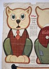 1935 Kellogg s Cereal Premium    crinkles The Cat    Uncut Cloth Doll
