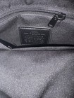 Coach Signature Logo Small Crossbody Bag Black gray Zip Adjustable Strap Card