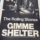 Poster Rolling Stones Vtg One Sheet Concert Movie Gimme Shelter  27x41 1970
